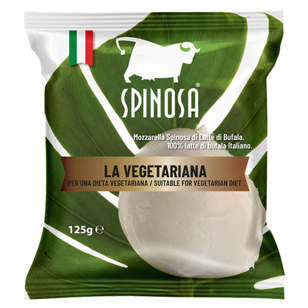 Mozzarella di Bufala Vegetariana - Spinosa 
Heat-sealed pillow 125g Image