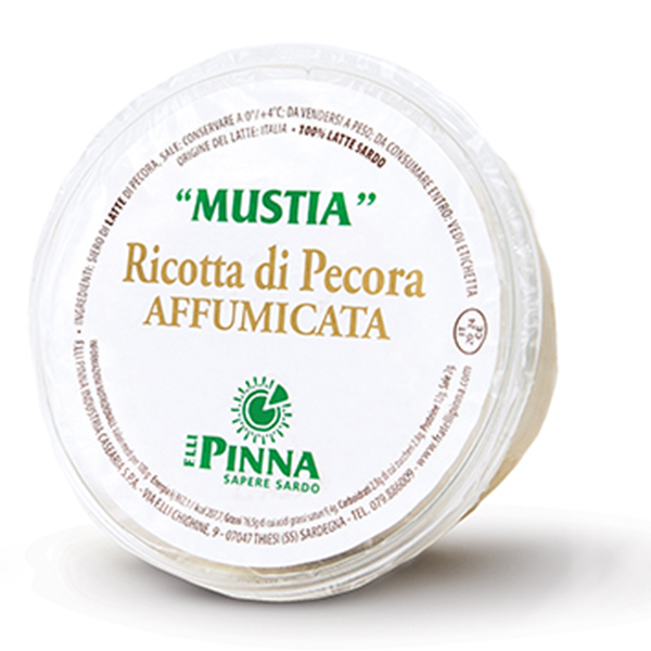 Ricotta Affumicata Mustia 300g - Caseificio F.lli Pinna  Image