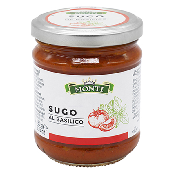 Tomato Sauce with PDO Genoese Basil, Monti - Nord Salse  Image